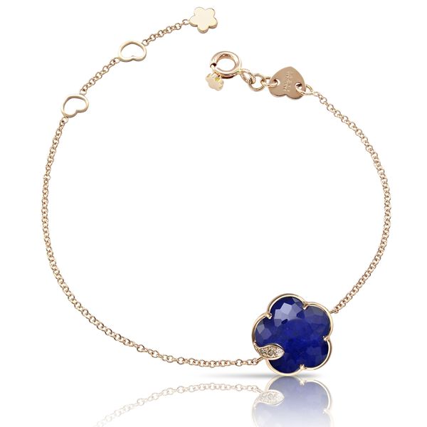 Petit Joli Rose Gold, Lapis-Lazuli and Diamond Bracelet